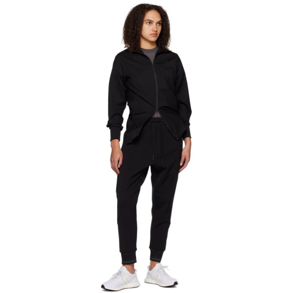  Y-3 Black Relaxed-Fit Lounge Pants 222138F086000