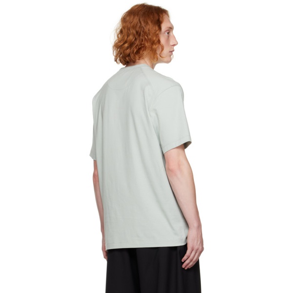  Y-3 Green Relaxed T-Shirt 232138M213021