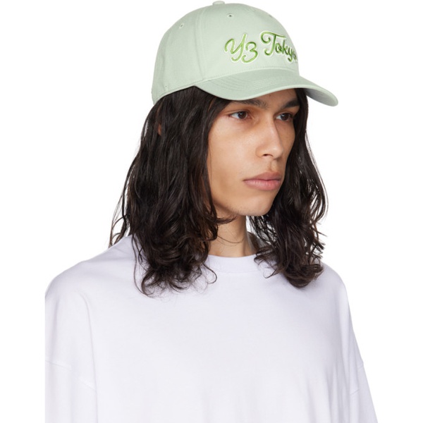  Y-3 Green T Cap 232138M139008