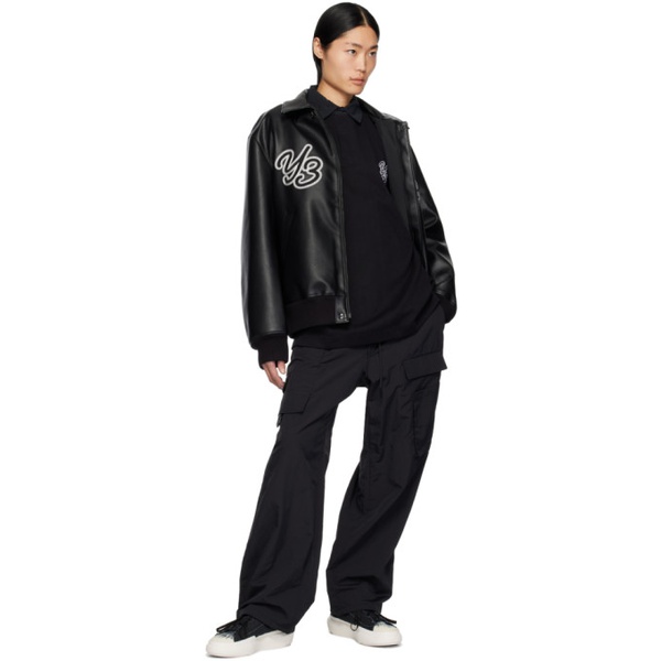  Y-3 Black Relaxed Shirt 232138M192003