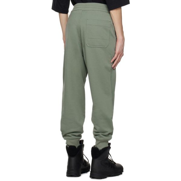  Y-3 Green Cuffed Sweatpants 241138M190005