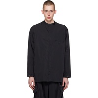 Y-3 Black Band Collar Shirt 241138M192004