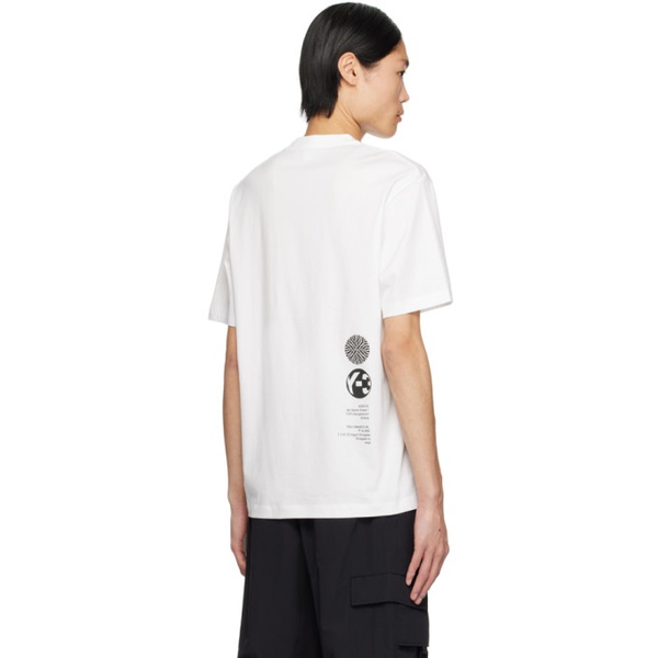  Y-3 White Zine Page-1 T-Shirt 212138M213024