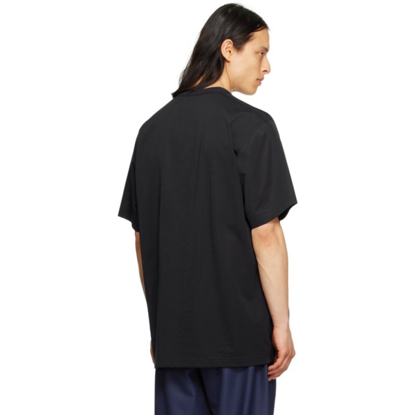  Y-3 Black Loose T-Shirt 231138M213001