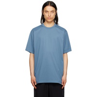 Y-3 Blue Loose T-Shirt 231138M213008