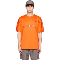 Y-3 Orange Football T-Shirt 222138M213016
