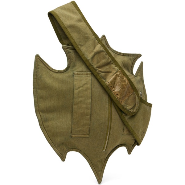  YAKU Khaki Shield Bag 242182M170000