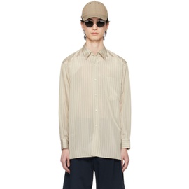YLEEVE 오프화이트 Off-White Stripe Shirt 241204M192006
