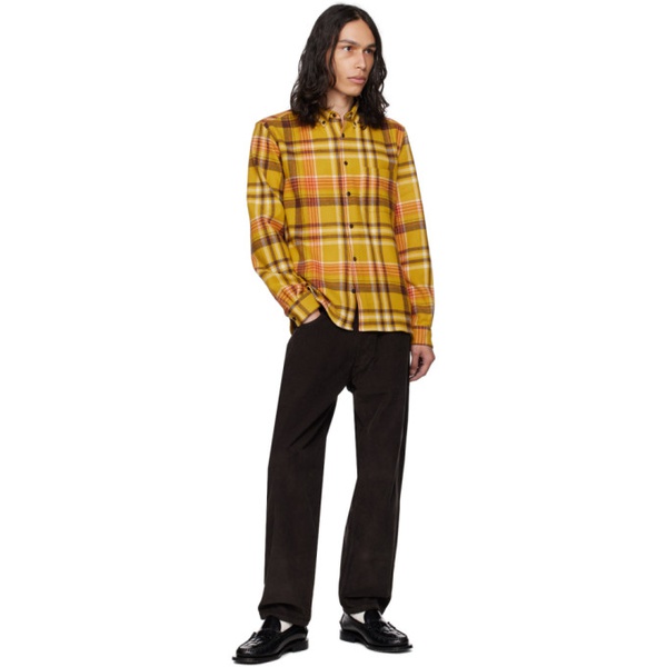  YMC Yellow Dean Shirt 232161M192014