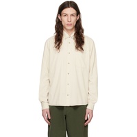 YMC Beige Dean Long Sleeve Shirt 231161M192010