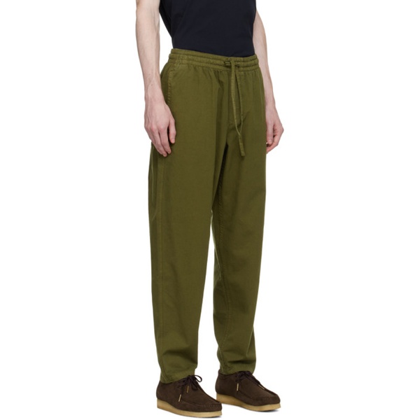  YMC Green Alva Skate Trousers 222161M191018