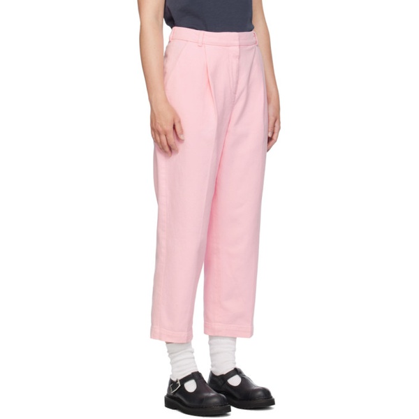  YMC Pink Market Trousers 242161F087002