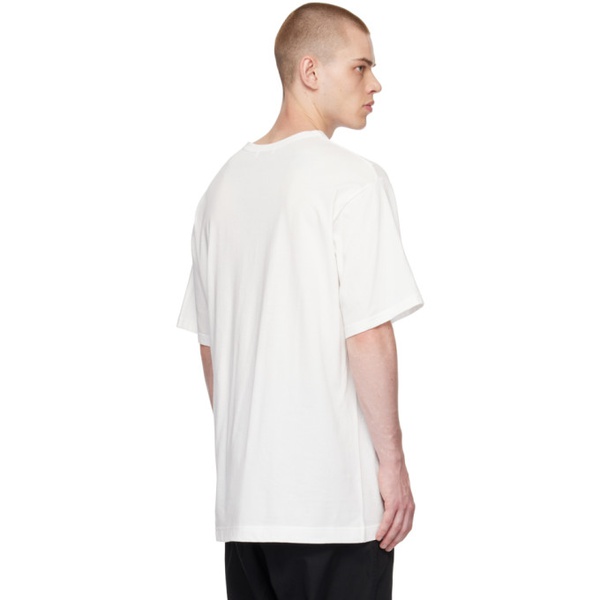  요지 야마모토 YOHJI YAMAMOTO 오프화이트 Off-White Crewneck T-Shirt 231573M213000