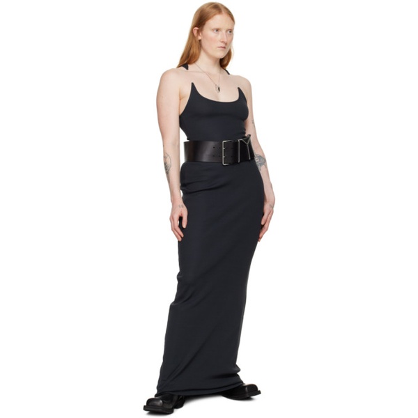  와이프로젝트 Y/Project Black Invisible Strap Maxi Dress 241893F055010