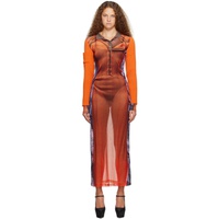 와이프로젝트 Y/Project Orange 장 폴 고티에 Jean Paul Gaultier 에디트 Edition Maxi Dress 231893F055003