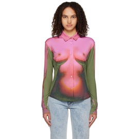 와이프로젝트 Y/Project Pink 장 폴 고티에 Jean Paul Gaultier 에디트 Edition Shirt 222893F109001