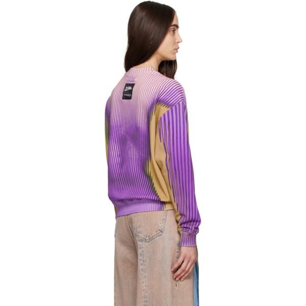  와이프로젝트 Y/Project Purple & Yellow 장 폴 고티에 Jean Paul Gaultier 에디트 Edition Body Morph Sweatshirt 222893F098003