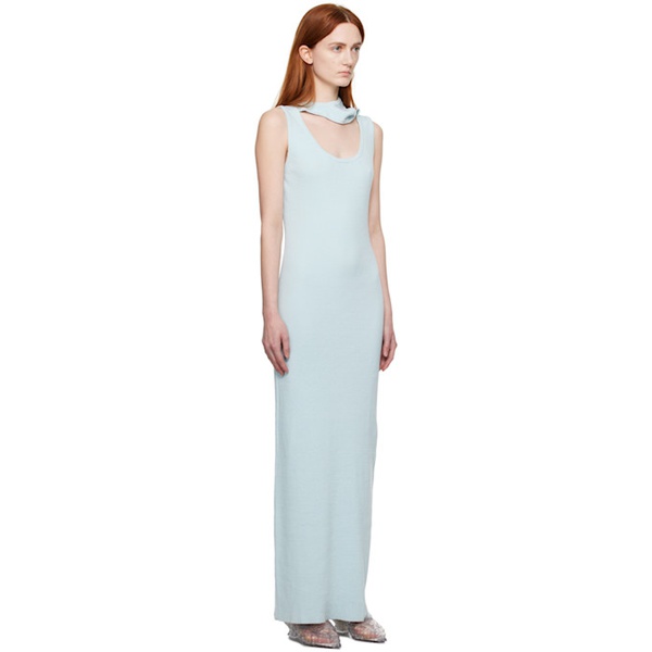  와이프로젝트 Y/Project Blue Classic Triple Collar Maxi Dress 231893F055009