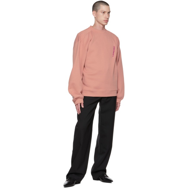  와이프로젝트 Y/Project Pink Pinched Sweatshirt 222893M204006
