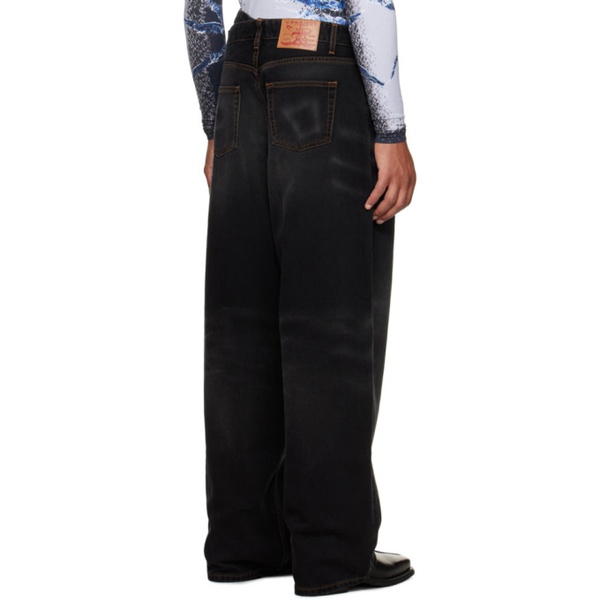 와이프로젝트 Y/Project Black Multi Waistband Jeans 232893M186038