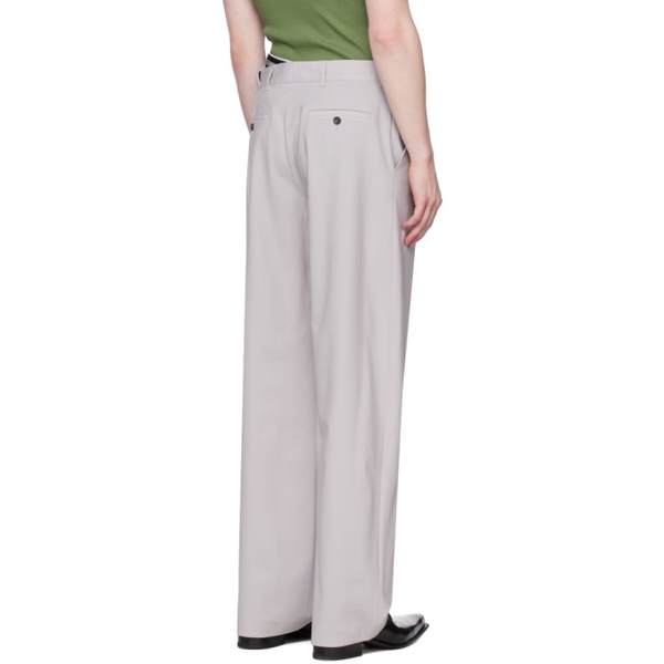  와이프로젝트 Y/Project Gray Multi Waistband Trousers 231893M191001
