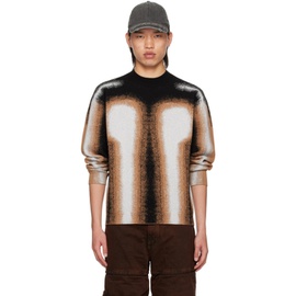 와이프로젝트 Y/Project Black & Brown Gradient Sweater 242893M201007