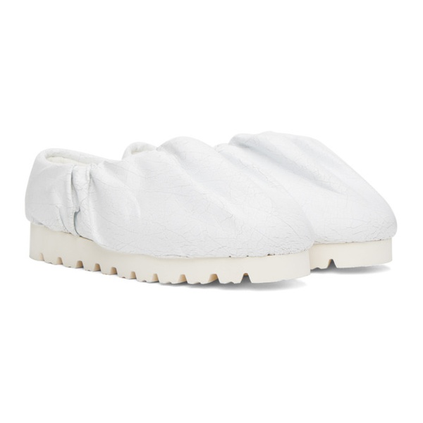  YUME YUME White Camp Loafers 232844M231010