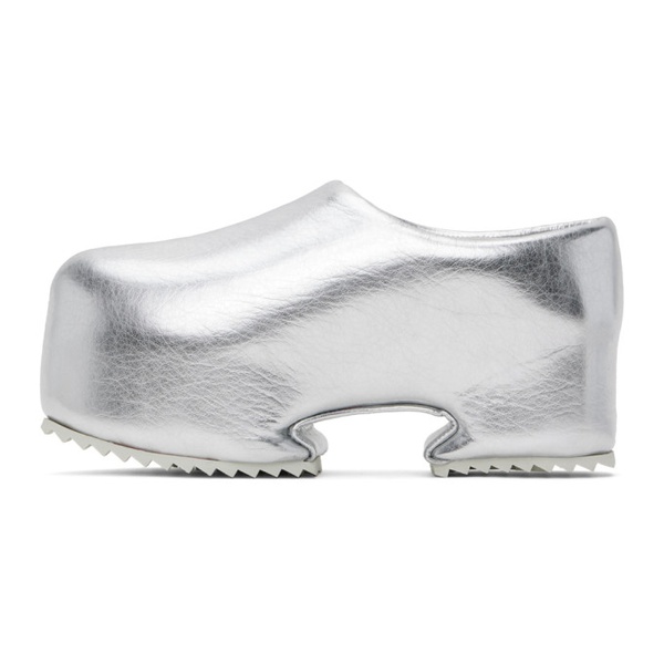  YUME YUME Silver Clog Slip-On Loafers 241844F121006