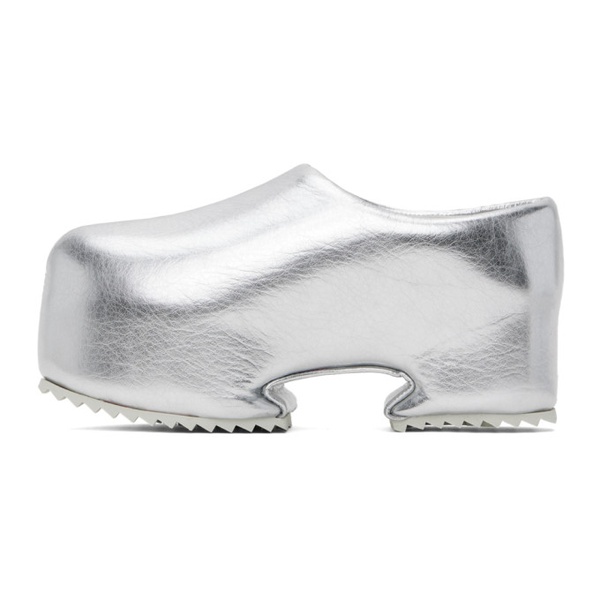  YUME YUME Silver Clog Slip-On Loafers 241844M231013