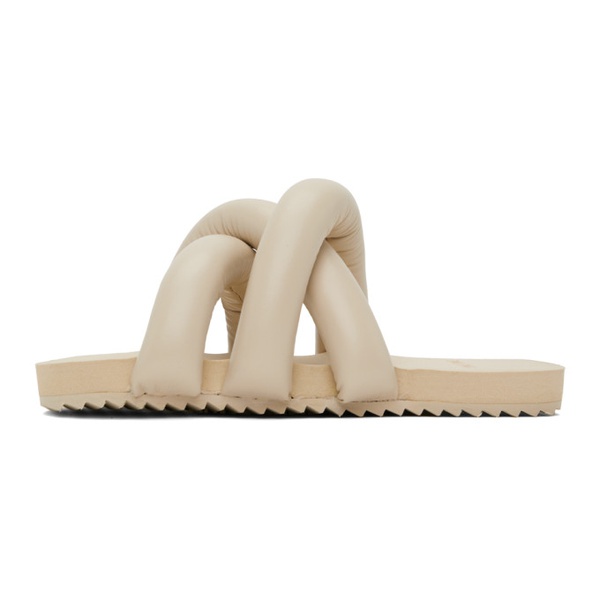  YUME YUME Beige Tyre Sandals 241844F124001