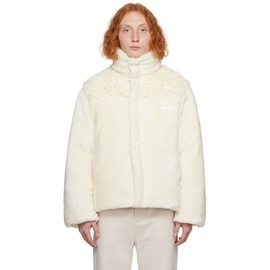 Young n sang 오프화이트 Off-White Shell Faux-Fur Down Jacket 232665M178001