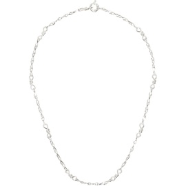 Youth Silver Twist Chain Necklace 241984F023000