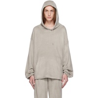 Youth Gray Oversized Hoodie 232984M175000