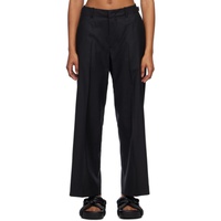Youth Black Wide Trousers 231984F087000
