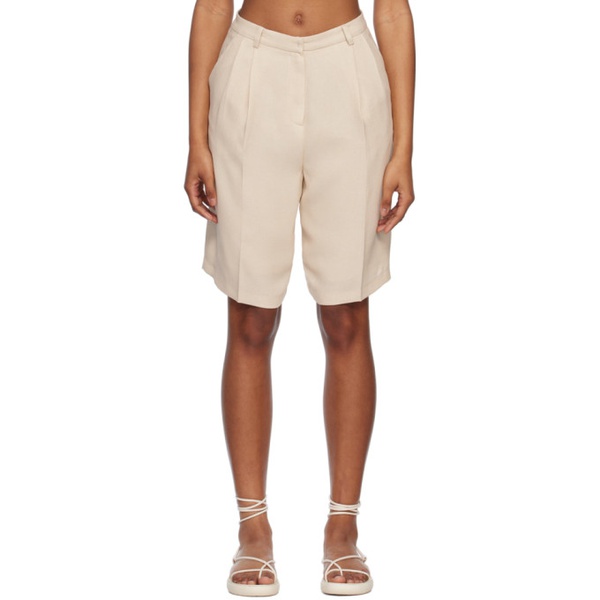  Youth Beige Low-Waisted Shorts 231984F088001
