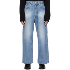 Youth Blue Extra Wide Jeans 232984M186004