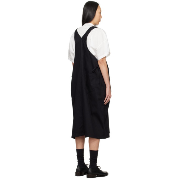  Ys Black Overall Maxi Dress 241731F070000