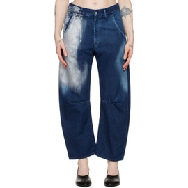 Ys Indigo Gusseted Jeans 241731F069013