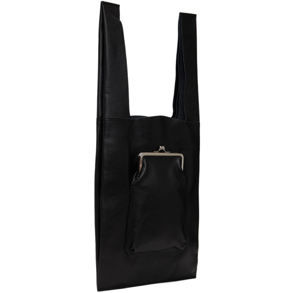  Ys Black Clasp Purse Tote 241731F049002