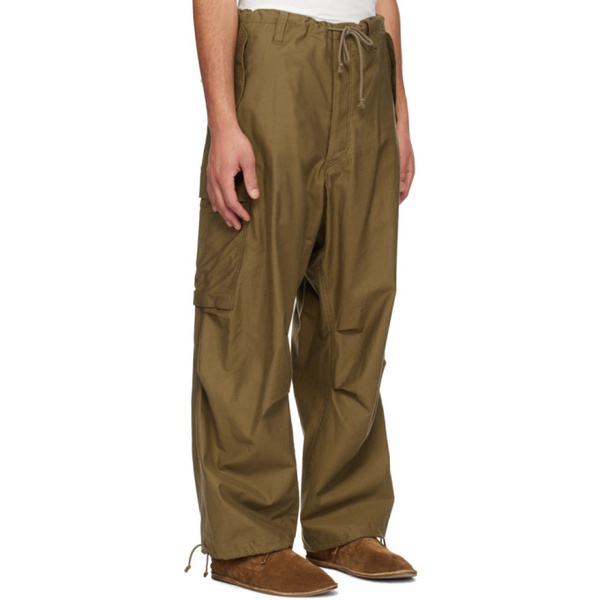  Ys For Men Khaki Drawstring Cargo Pants 241139M188002