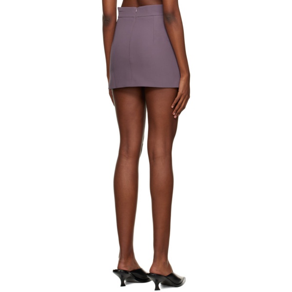  유제피 Yuzefi Purple Laced Miniskirt 222899F090001