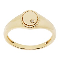 Yvonne Leon Gold Baby Chevaliere Ovale Ring 241590F011028