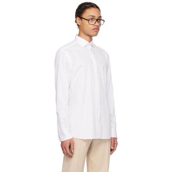  ZEGNA White Button Shirt 241142M192013