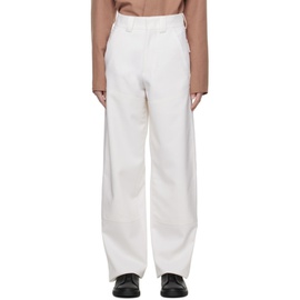 ZEGNA 오프화이트 Off-White Paneled Trousers 231142F087022