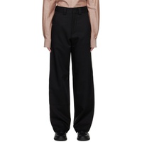 ZEGNA Black Workwear Trousers 231142F087017