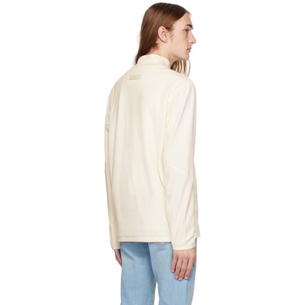  ZEGNA White Half-Zip Sweater 232142M202007