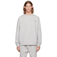 ZEGNA Gray Essential Sweatshirt 222142M204003