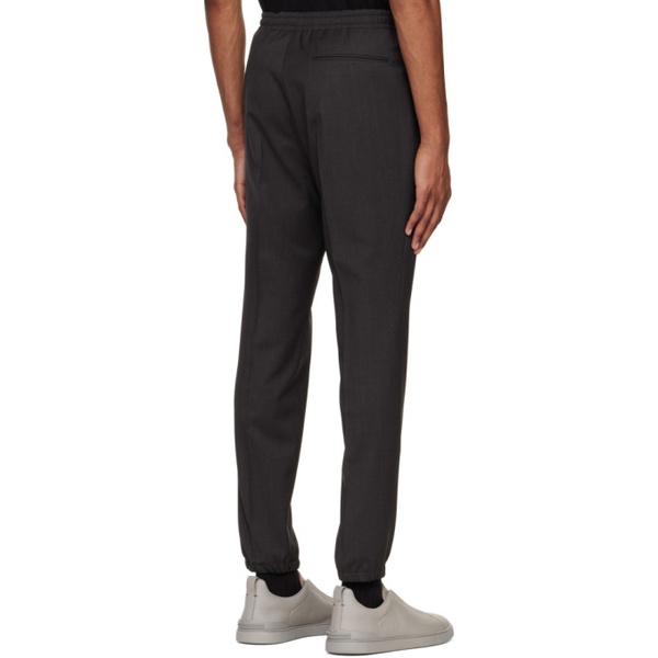  ZEGNA Gray Jogger-Fit Trousers 231142M190011