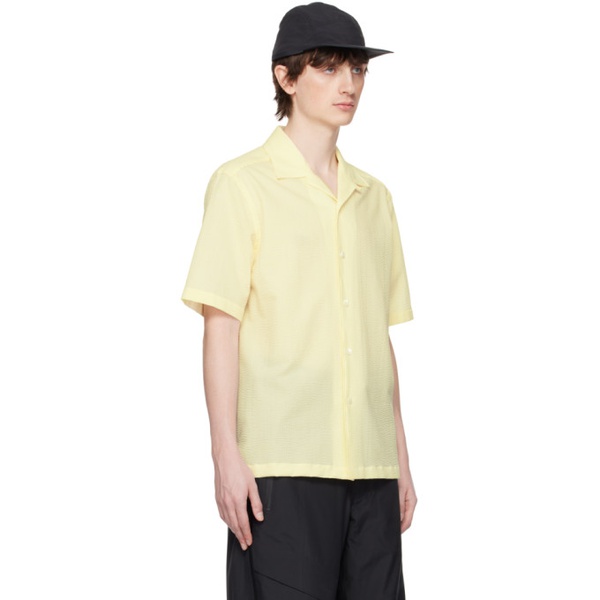  ZEGNA Yellow Button Shirt 231142M192048