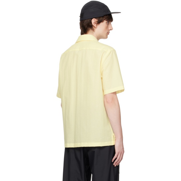  ZEGNA Yellow Button Shirt 231142M192048